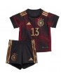 Deutschland Thomas Muller #13 Auswärts Trikotsatz für Kinder WM 2022 Kurzarm (+ Kurze Hosen)